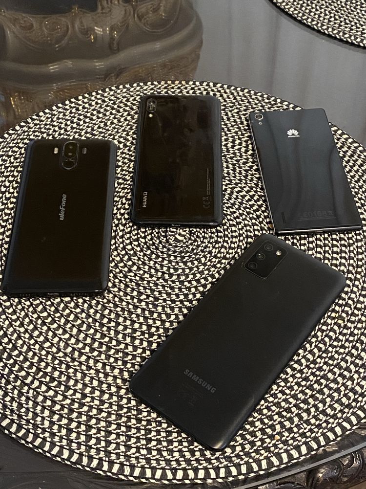 Szesc telefonow na czesci - Samsung A02S - ulefone power 3s - 2xHuawei