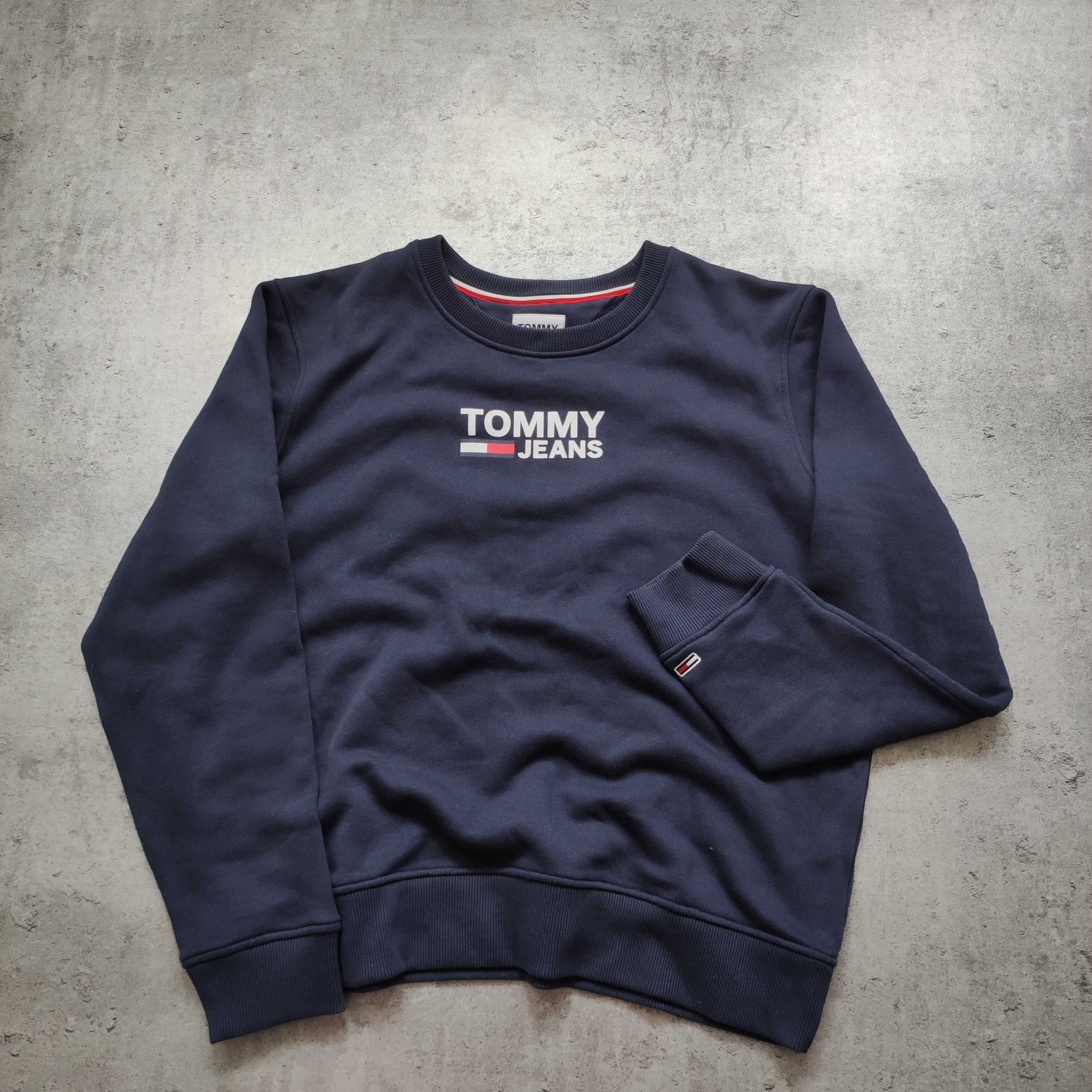 DAMSKA Bluza PREMIUM Granatowa Tommy Hilfiger Jeans Elegancka Logo