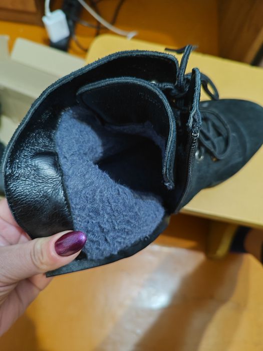 Черевики зимові з натуральної замші