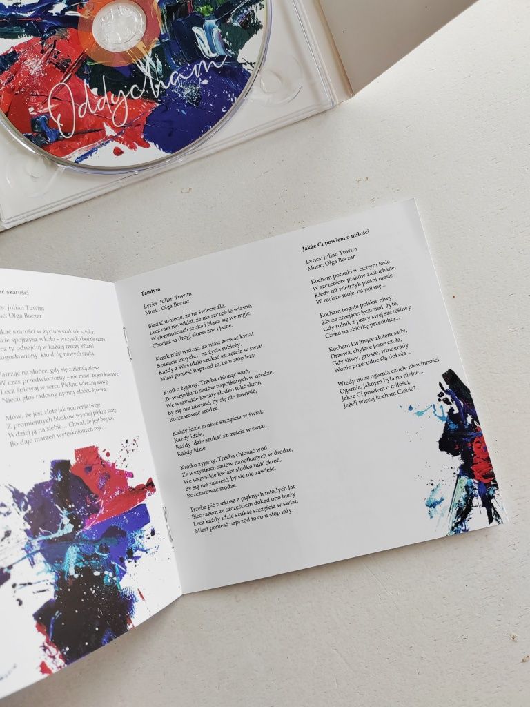 Olga Boczar Oddycham płyta CD