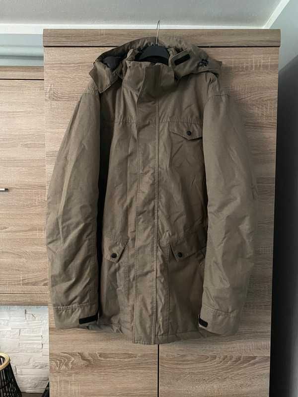 Kurtka męska parka zimowa z kapturem XXL active 2xl z zamkiem ciepła