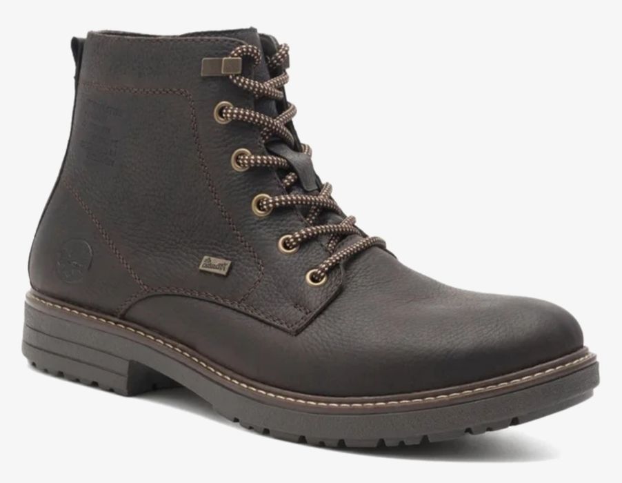 Gw. Od gr. Buty meskie ocieplane RIEKER 40 SKORA nat. Nowe antyposlizg