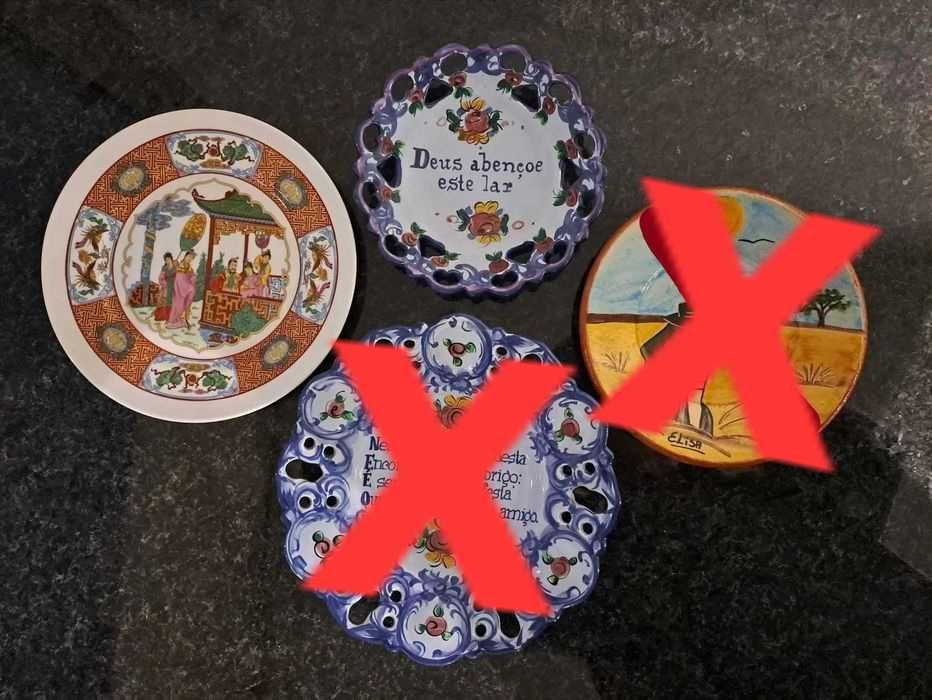 Pratos decorativos (5€ cada)