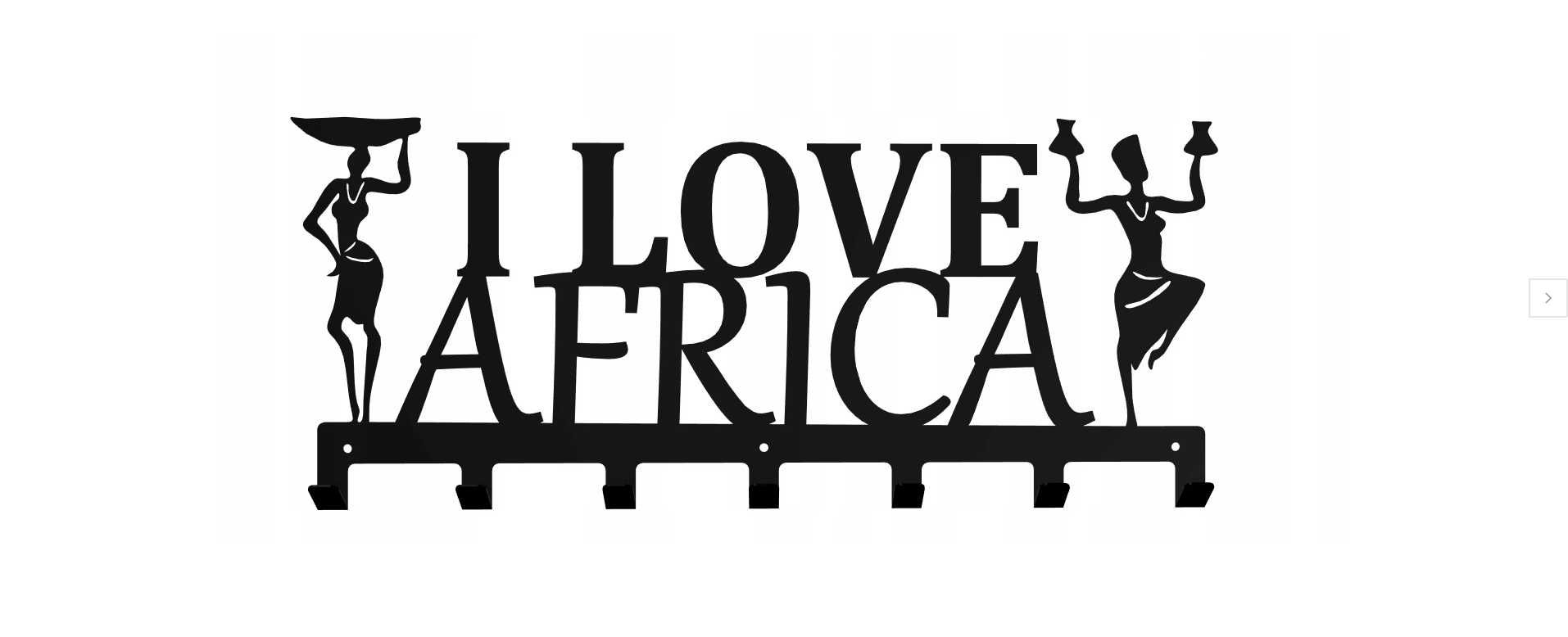 WIESZAK na ubrania ręczniki I LOVE AFRICA loft