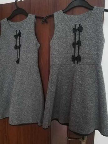 Sukienki 134 dla bliźniaczek