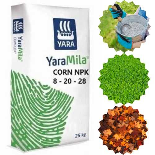 Nawóz YaraMila Corn 25kg 8-20-28 Yara Mila mało azotu wieloskładnikowy
