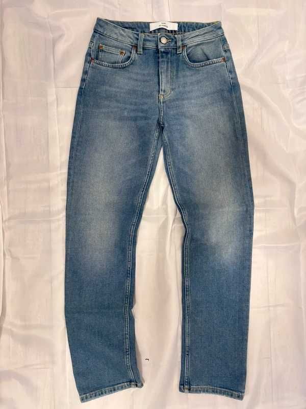 Won Hundred jeans damskie jasny niebieski denim slim fit W28 L32