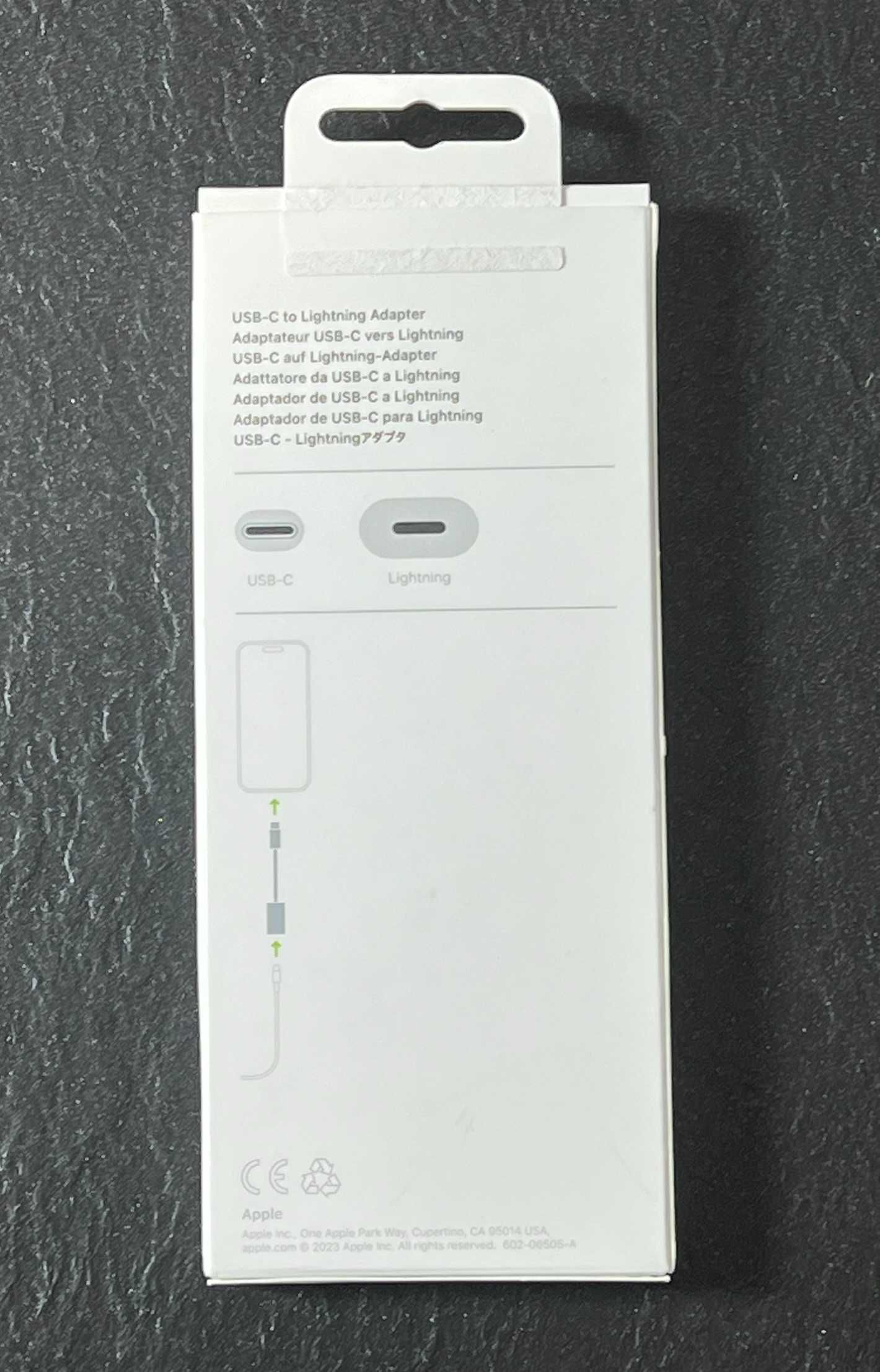 Adapter USB Typ C - Lightning APPLE MUQX3ZMA