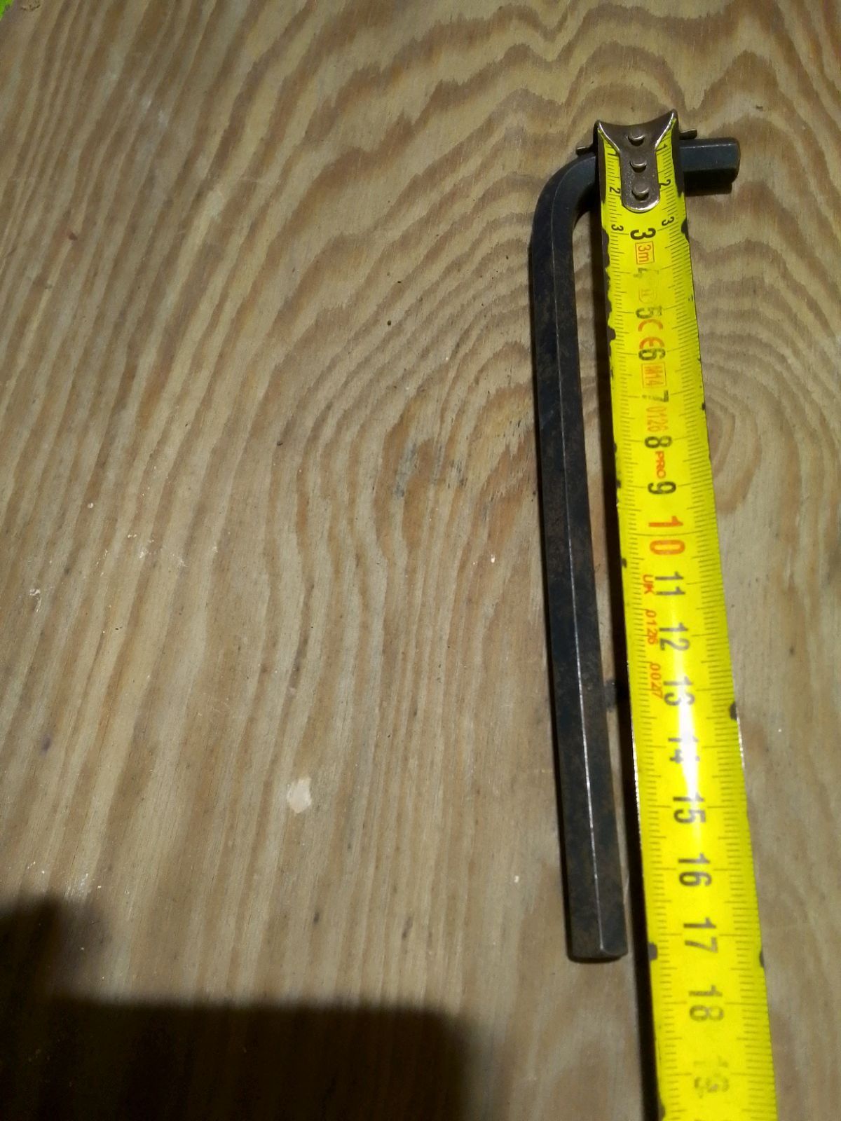 Klucz imbusowy 8 mm  długość 17,5 cm