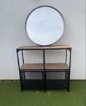 Conjunto Movel Fjällbo e espelho stockholm Ikea