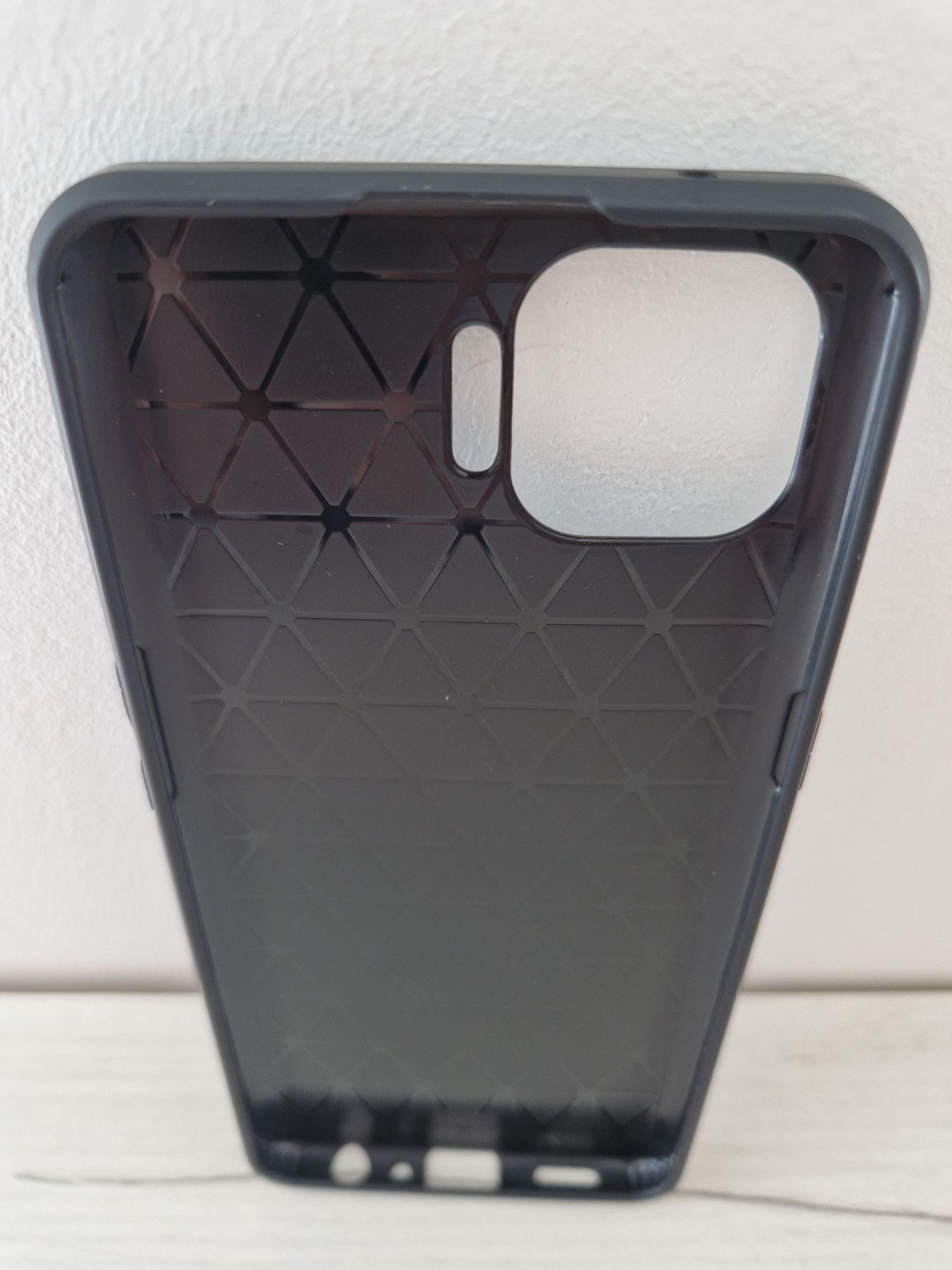 Back Case CARBON do OPPO RENO4 F Czarny