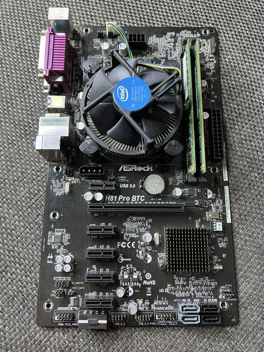 Zestaw komputer asrock h81 pro intel pentium g3258 2 x 4gb ddr3