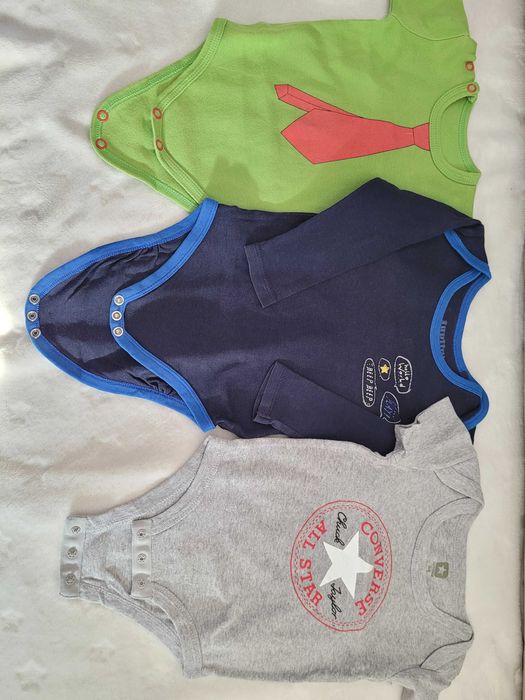 Paka 20 ubranek, r. 74, H&M, dres, spodnie, body, cool club