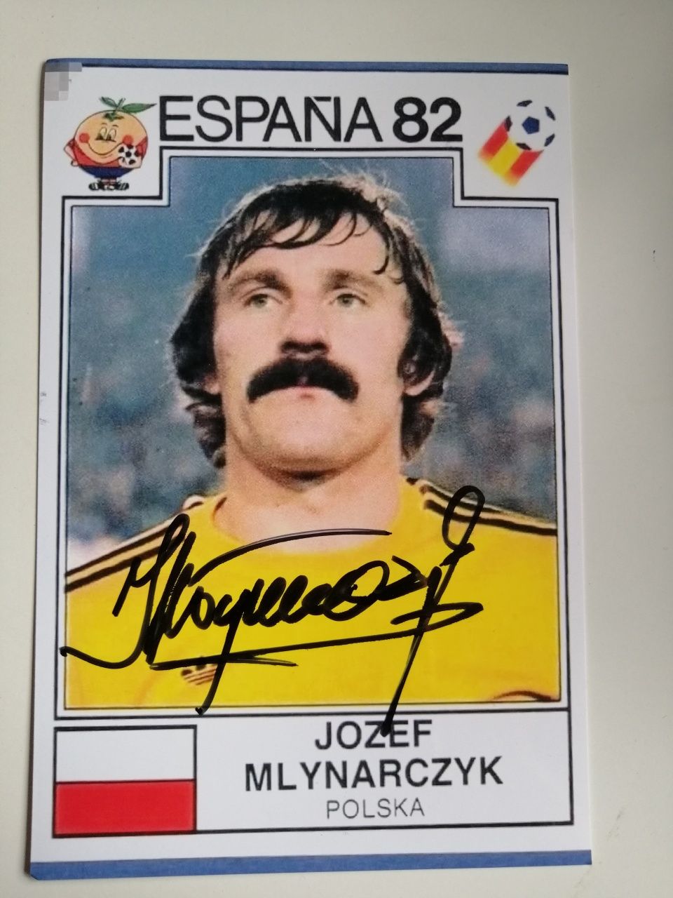 Sprzedam oryginalny autograf Józefa Młynarczyka