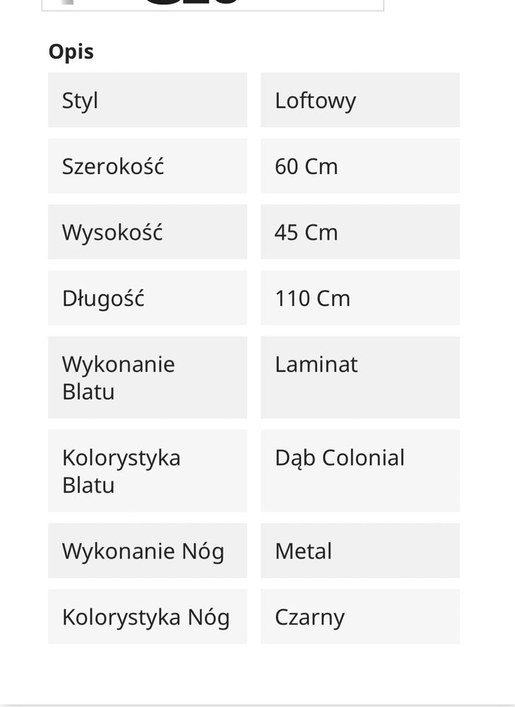 Stolik kawowy okolicznosciowy nowy!