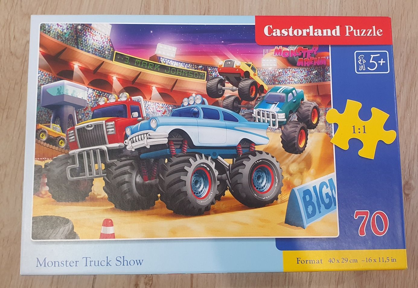 Puzzle Monster Truck 70 elementów