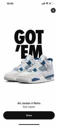 Jordan 4 Industrial Blue