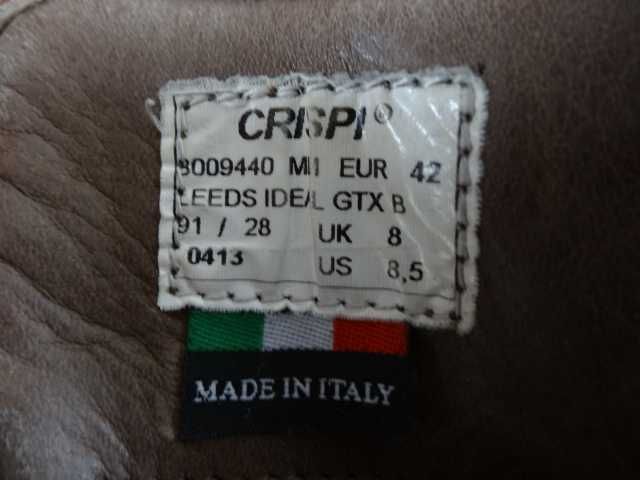 Buty CRISPI LEEDS IDEAL GTX roz 42 GORE-TEX Vibram Trekkingowe Turysta