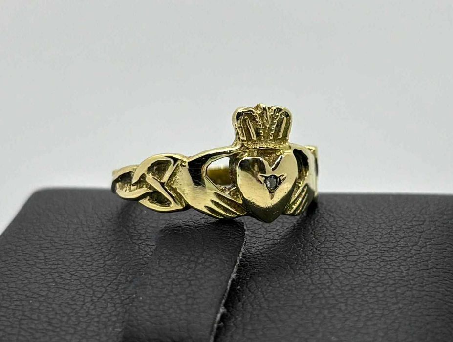 Złoty Pierścionek z Diamentem pr. 333 2,71g R12