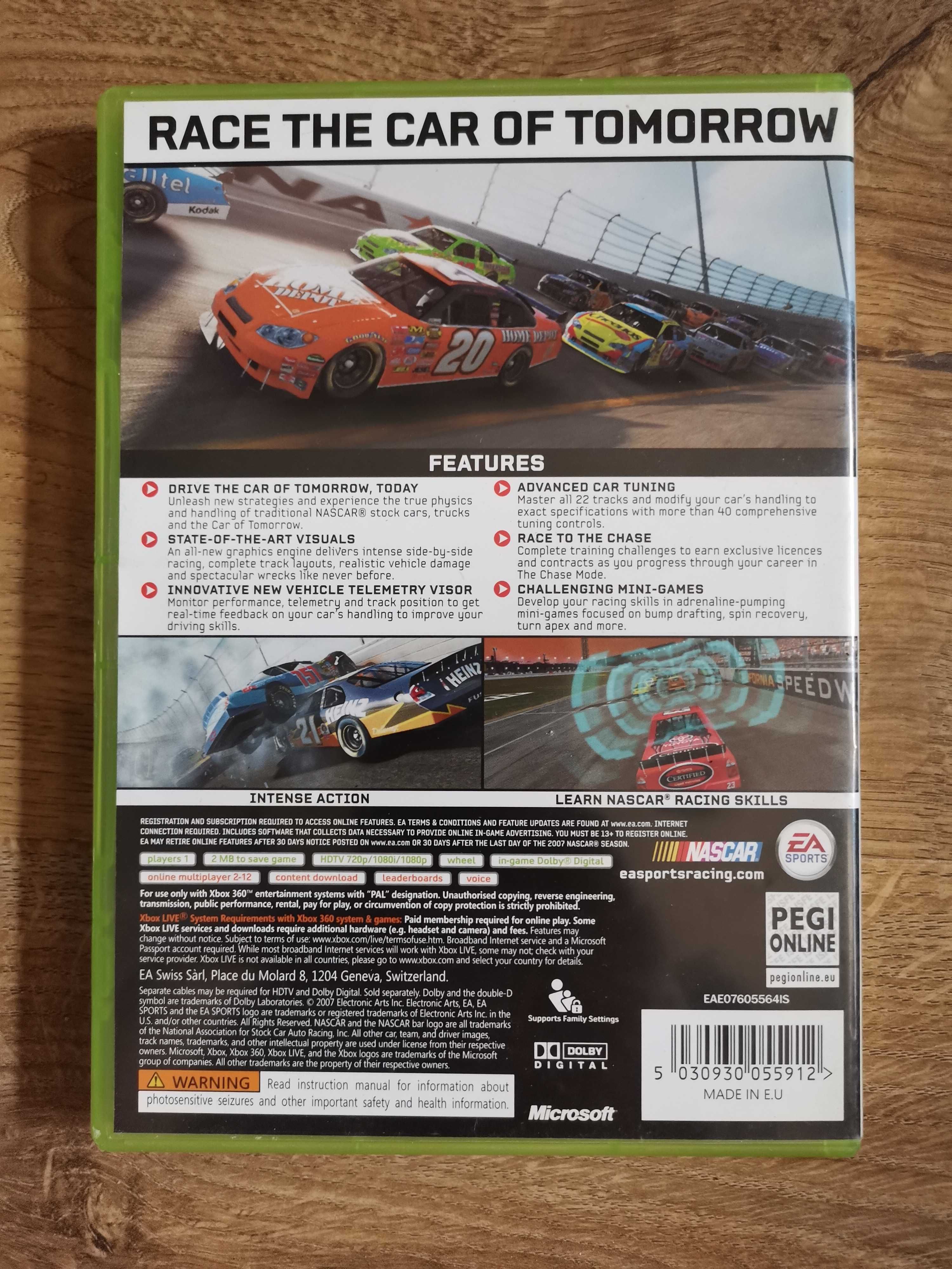 Gra NASCAR 08 na konsolę XBOX 360