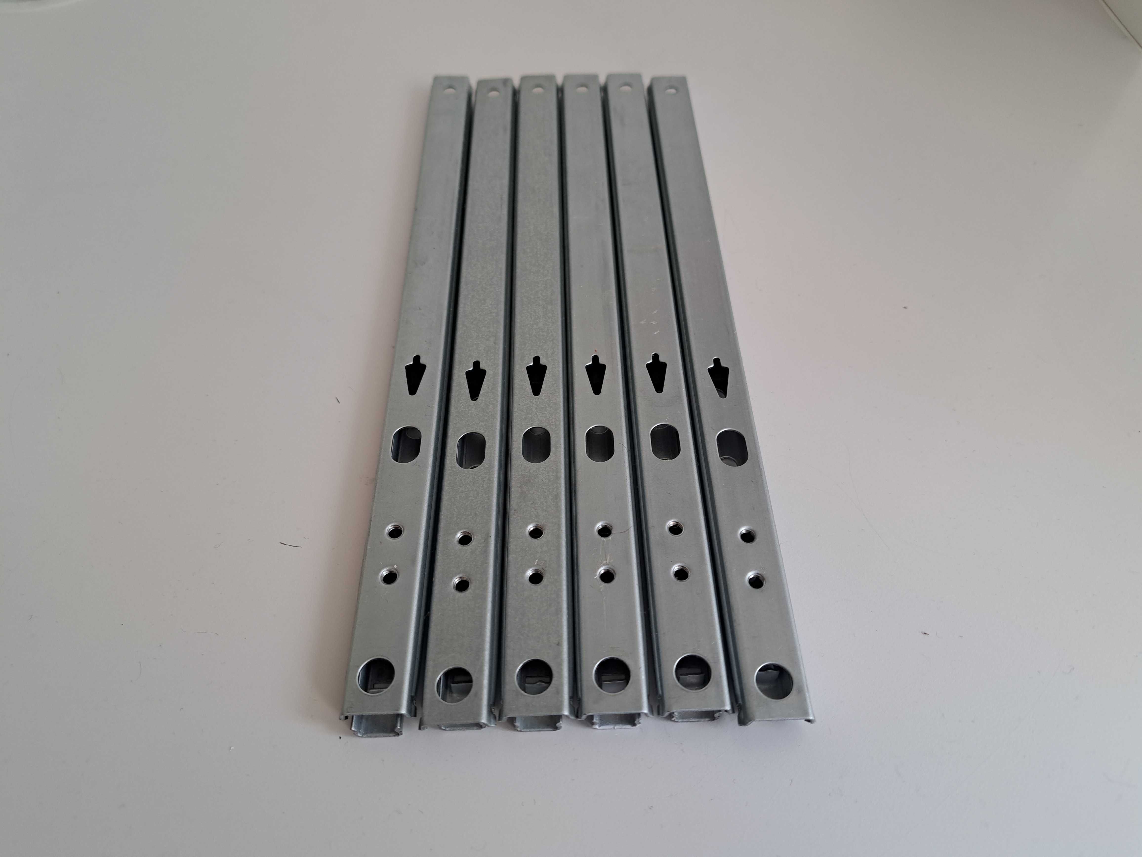 Prowadnica kulkowa do szuflad 17 x 246 mm (3 Komplety)