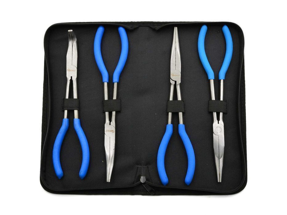 #2997 Zestaw szczypiec długich 280 mm 4 sztuki szczypce  Cr-V G00826
