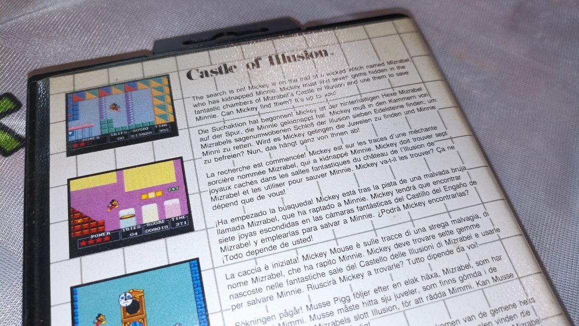 Castle Of Illusion starring Mickey Mouse Sega Master System sprawna