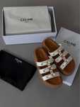 Klapki Celine Tippi white