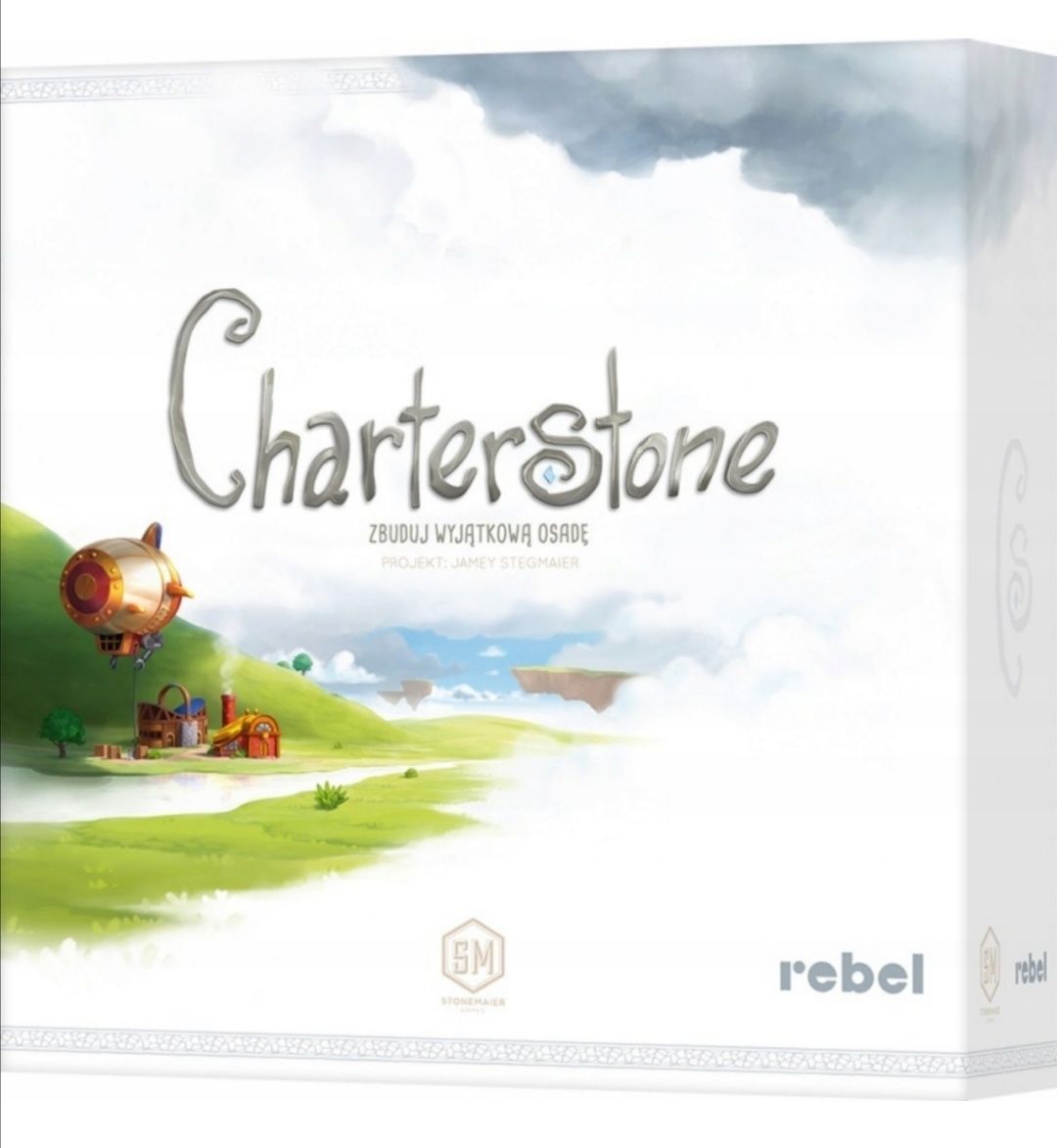 Gra planszowa Charterstone (PL) + Recharge Pack (PL). Nowe, folia.