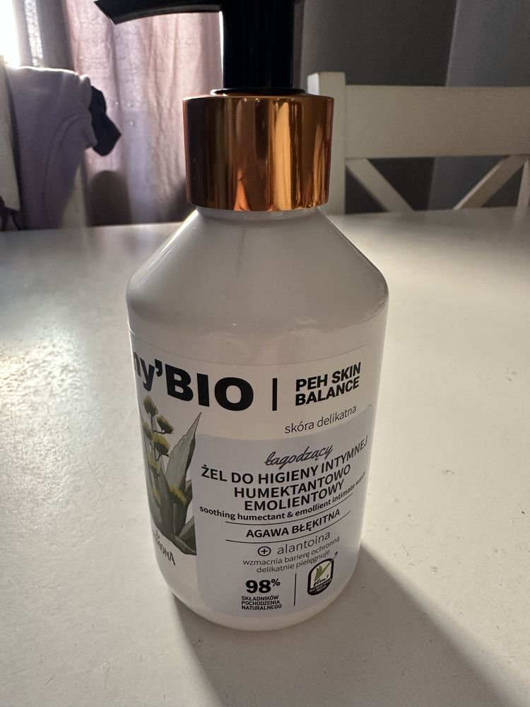 my'Bio łagodzący żel do higieny intymnej agawa błękitna 250ml