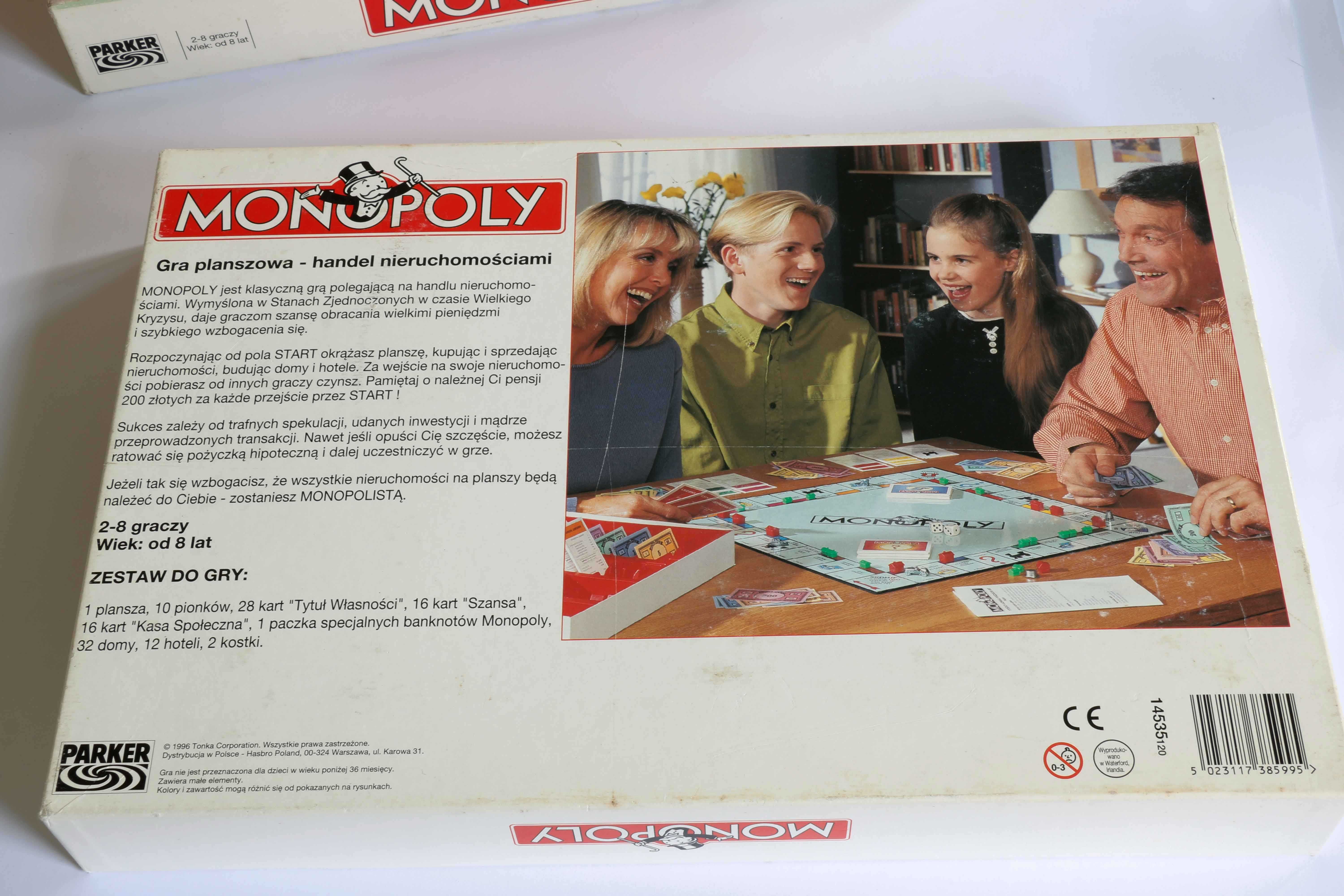 Monopoly gra planszowa - 1996