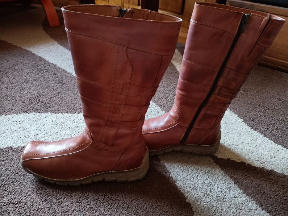 Kozaki skórzane,r. 39