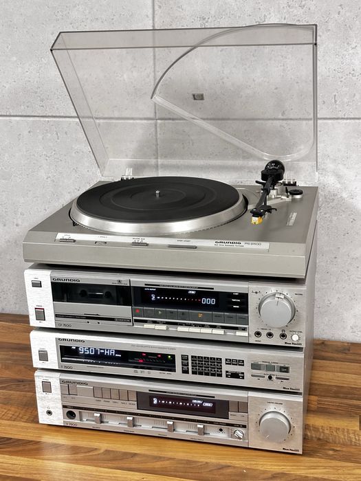 Zestaw Grundig - CF 7500 T7500 V7500 z gramofonem PS 2500 deck,wzmak