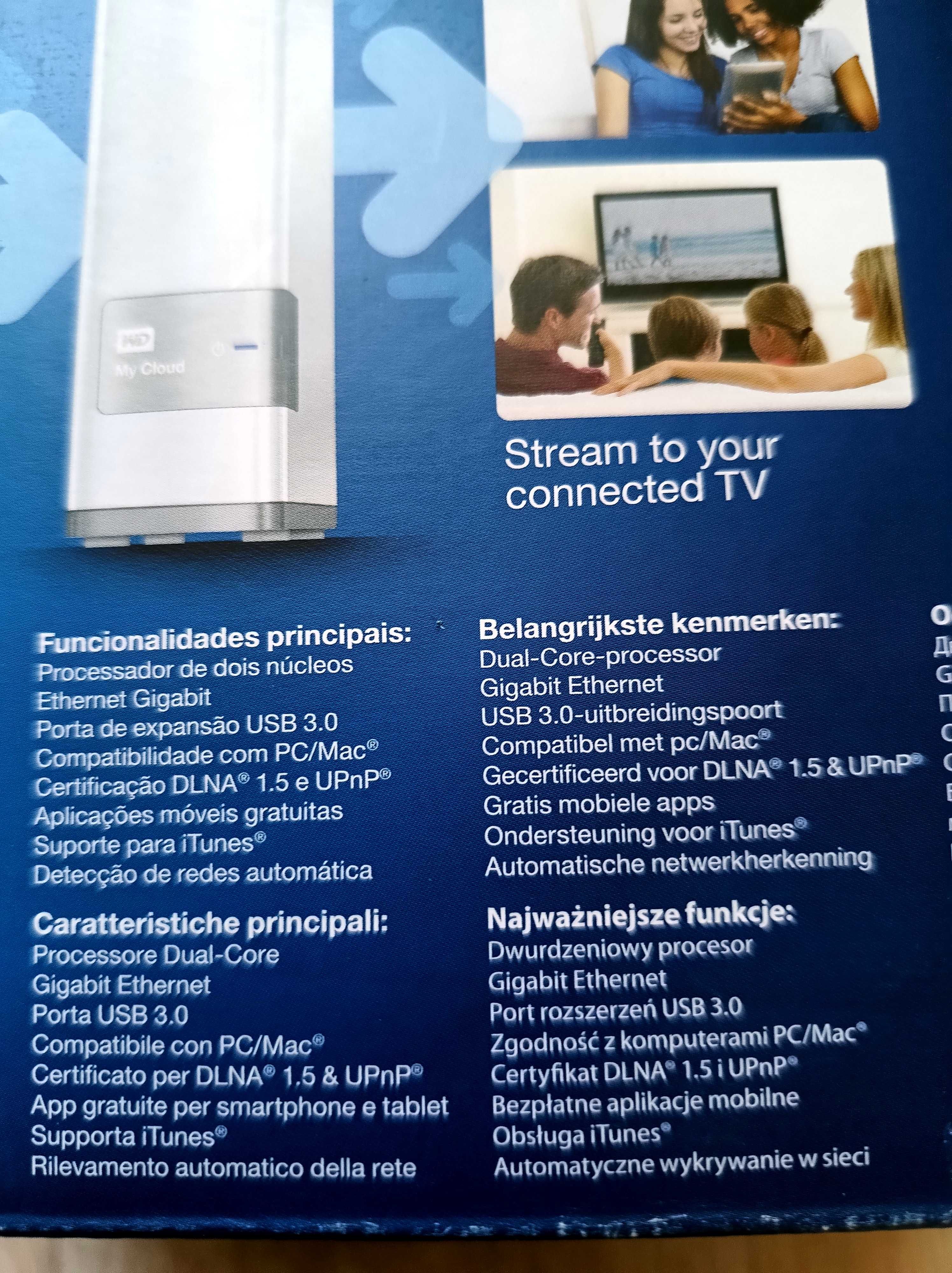 NAS WD MyCloud 2TB stan bardzo dobry