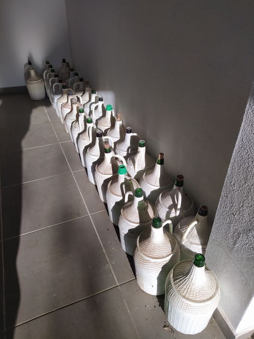 Garrafões de vidro 5 litros