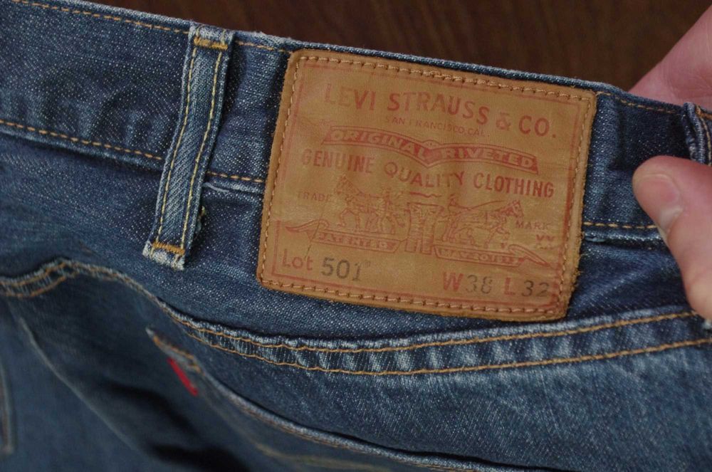Джинси Levis 501 Made Bulgaria 38 - 32 ХЛ плотний денім стан чудовий