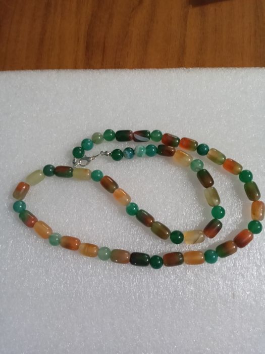 Бусы из натурального агата дл 56 см