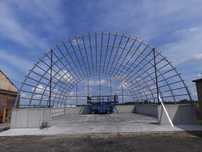 Hala łukowa 14.5 x 20m wys 6.4m ocynk wiata garaż obora magazyn kurnik