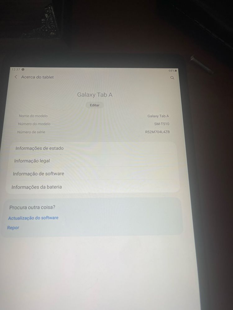 Tablet Samsung A SM-T510
