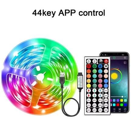 Fita LED RGB 20Metros com comando e APP