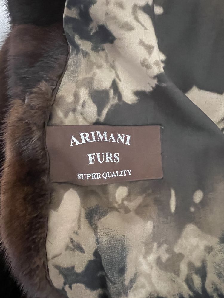 Норковая шуба Arimani furs, super quality, Италия