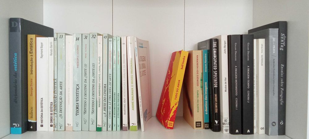 Livros (+ de 300) de arte, estética, filosofia, imagem e pensamento