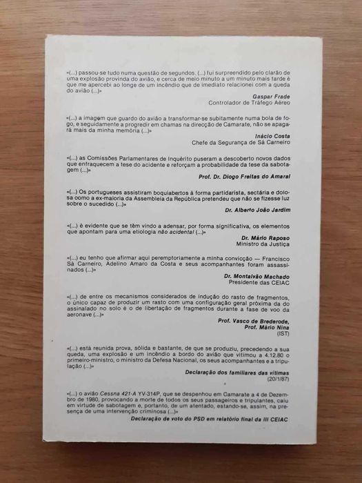 Camarate - Como, Porquê e Quem (Augusto Cid)