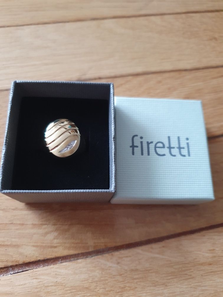 Sygnet Pierścionek złoty Firetti