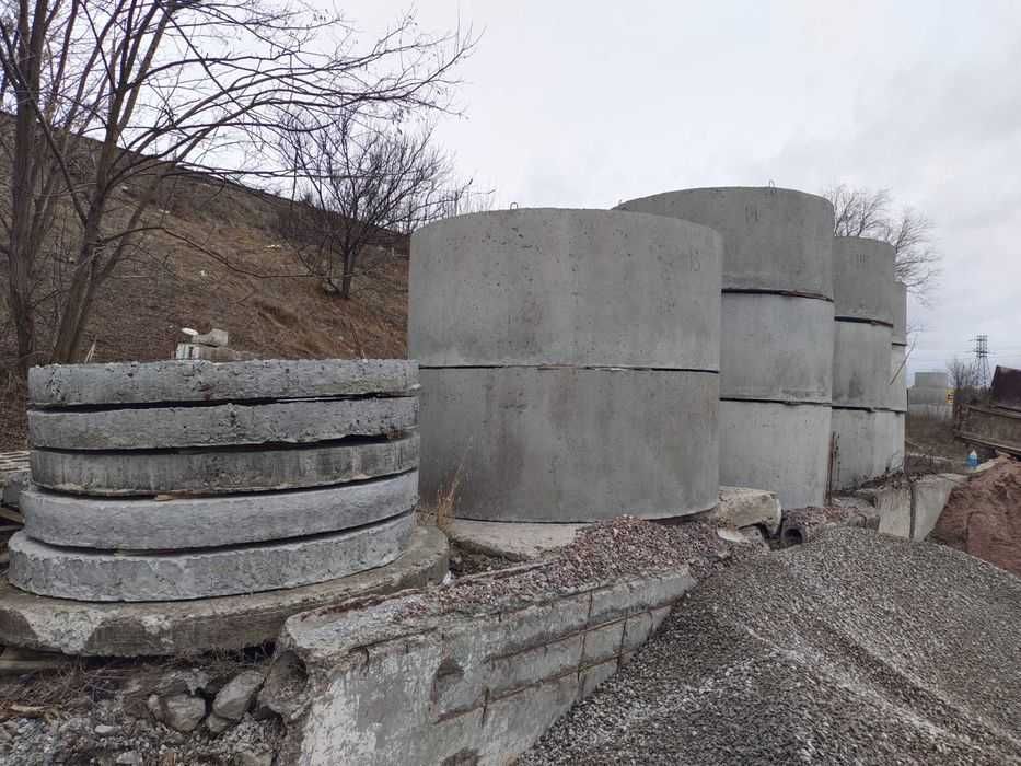 Кольца ЖБ. Доставка, монтаж манипулятором. Сливные ямы под ключ