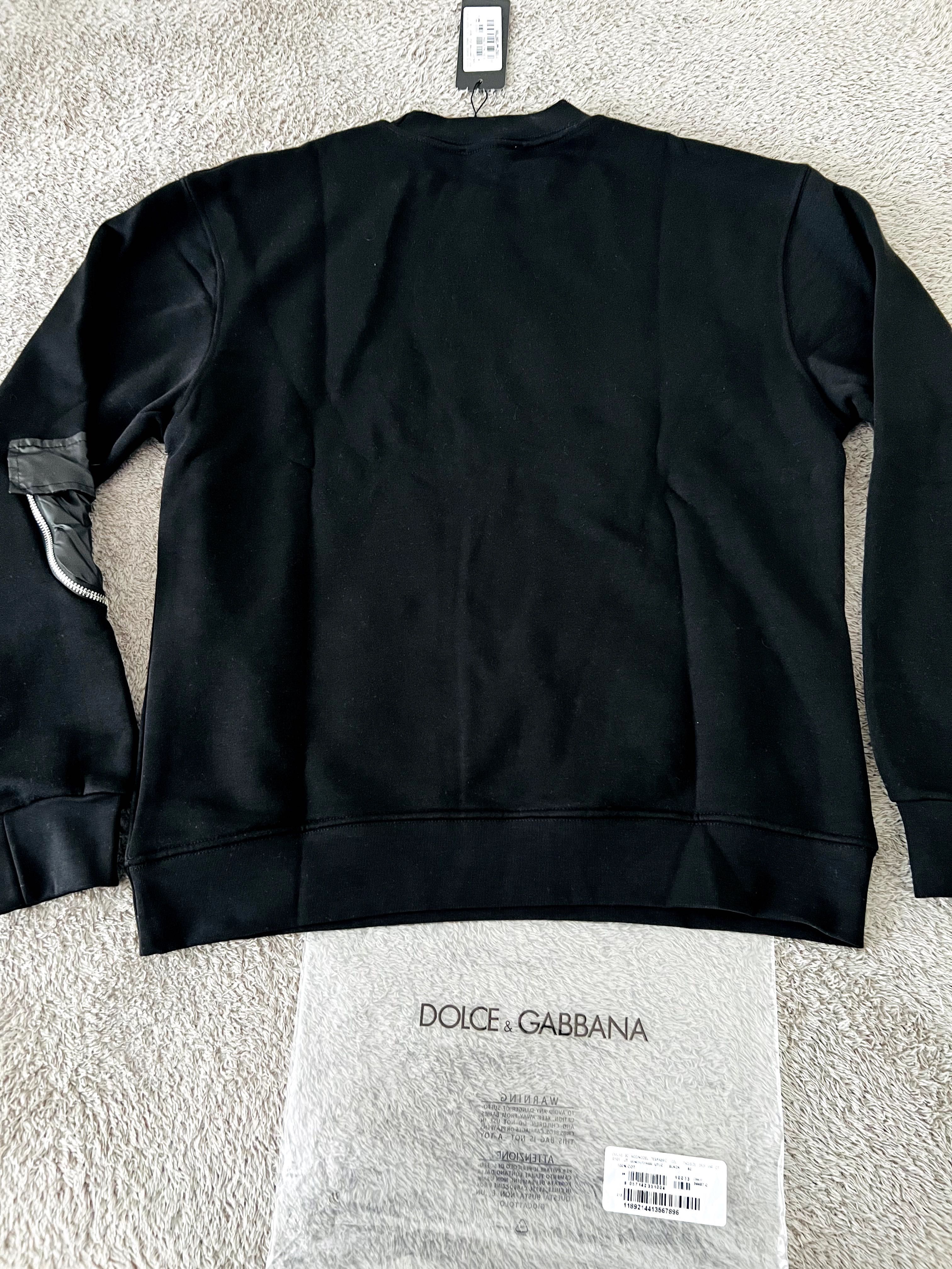 Nowa Bluza Dolce & Gabbana DG Black Pocket