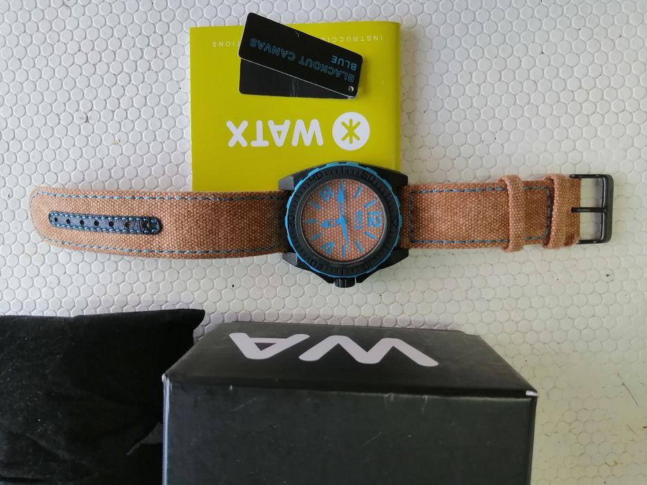 Relógio de pulso analógico WATX & COLORS Blue