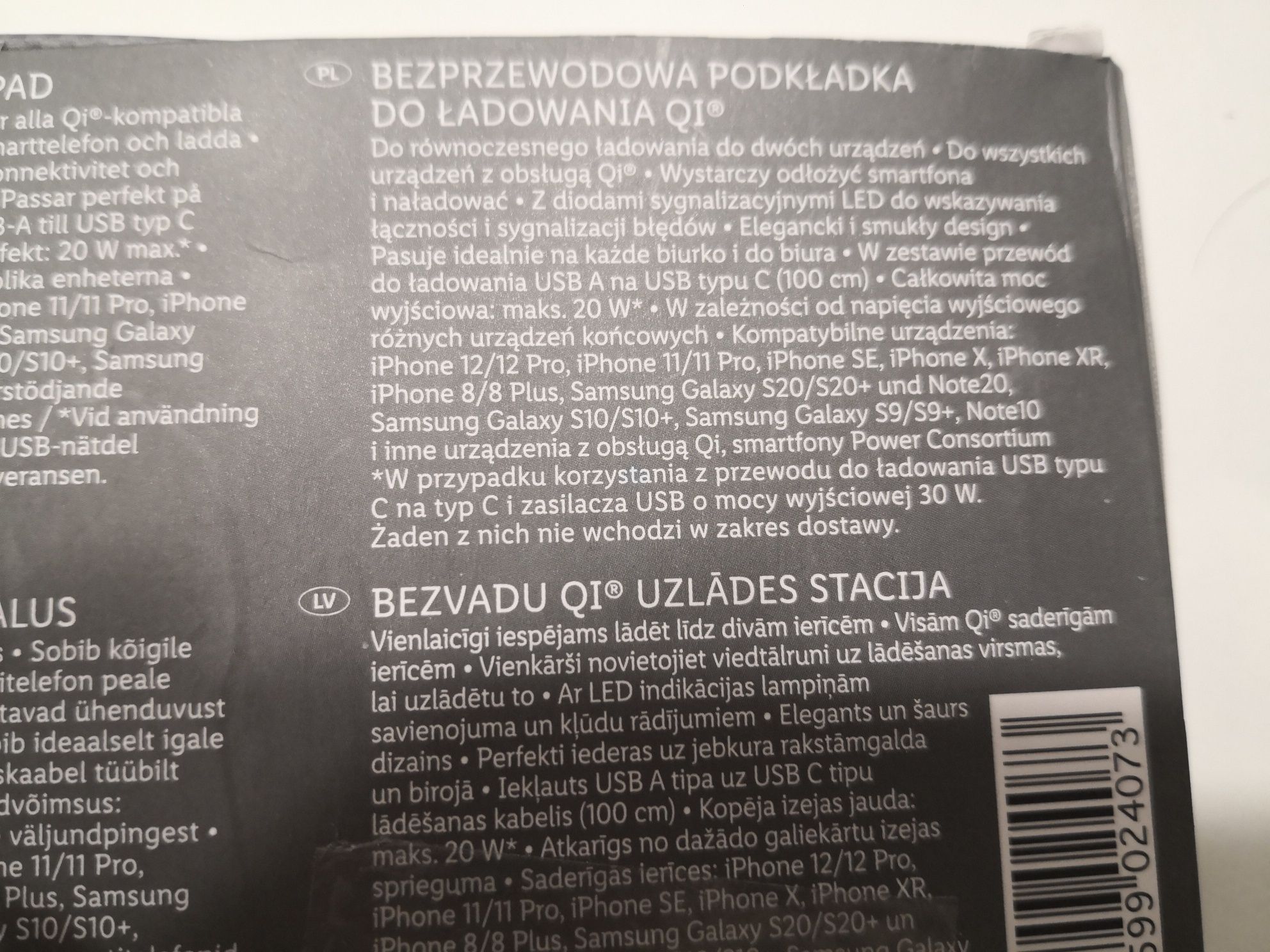 Tronic bezprzewodowa ładowarka do telefonów