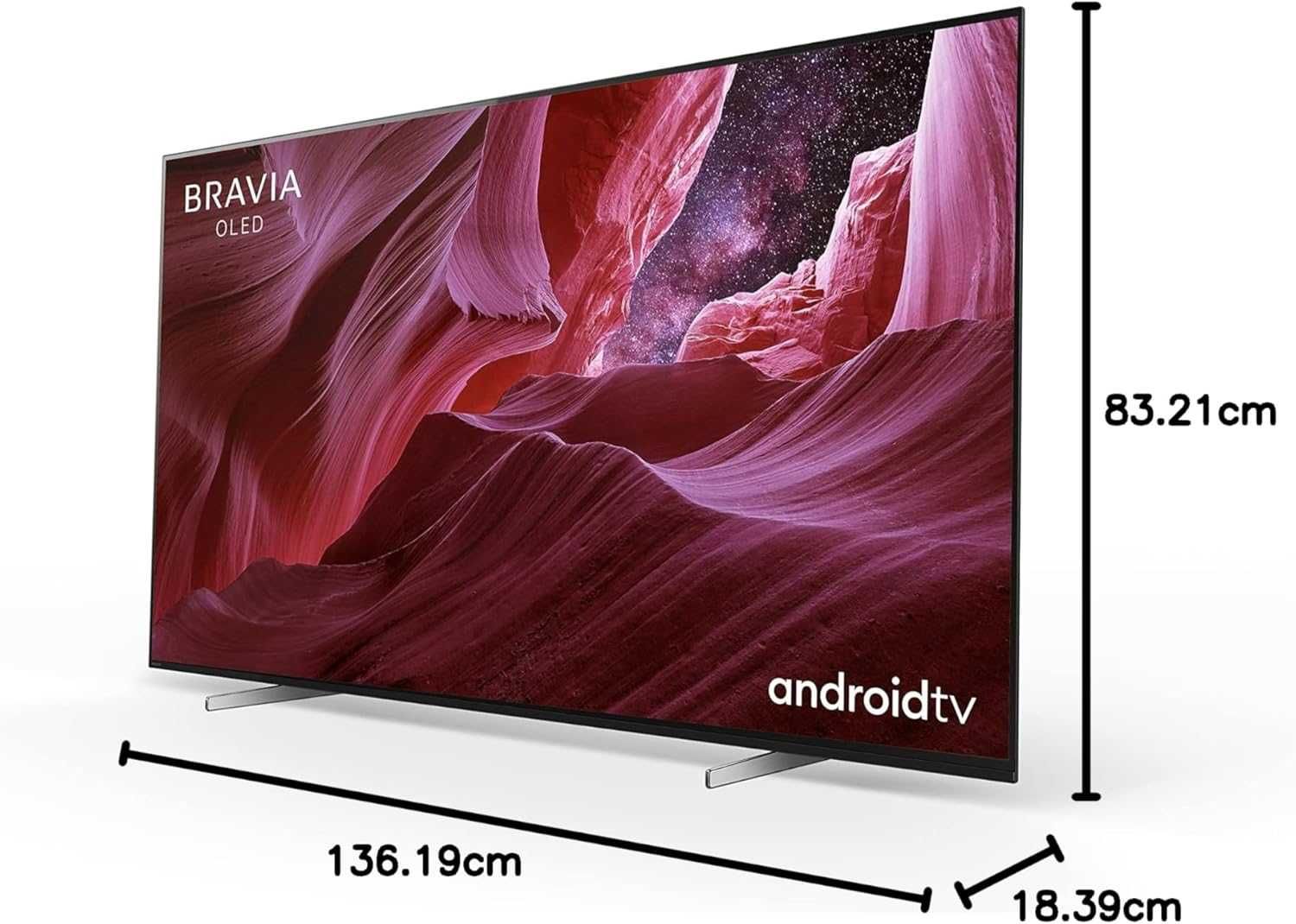Телевізор 55 дюймів Sony KE-55A8/P (4K OLED 120Hz)