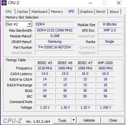 Память G.Skill Trident Z 16GB (2*8) DDR4-3200